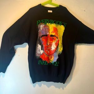 ZARA Everybody’s Influences Pullover Sweater Black Size M